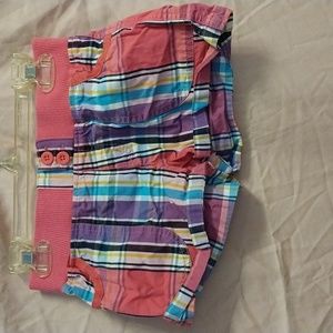 Girls So Jenni plaid shorts size S